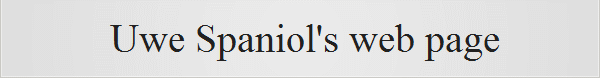         Uwe Spaniol's web page